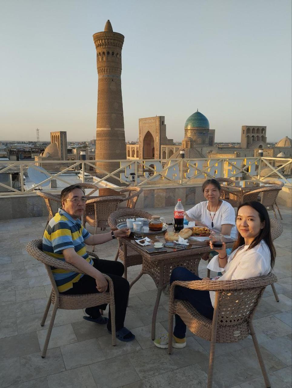 Poyi Kalon Teracce Hotel حلال Bukhara Exterior photo