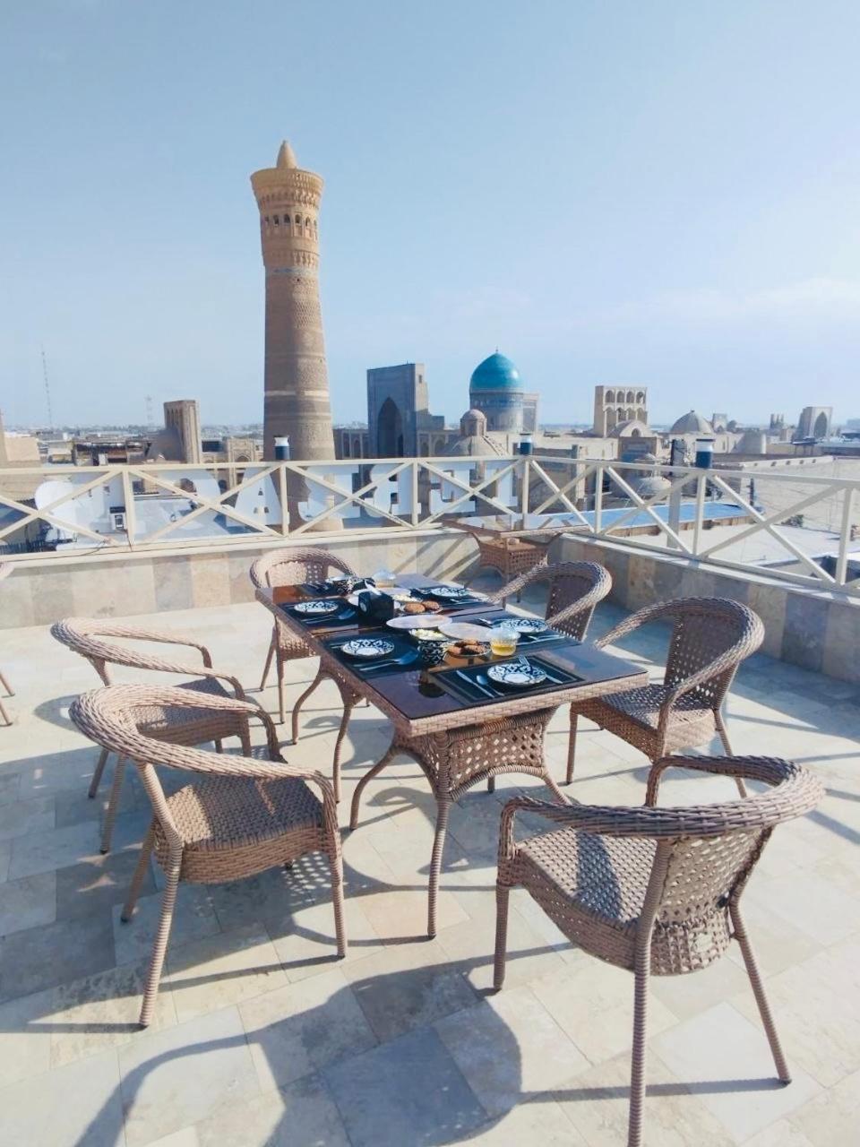 Poyi Kalon Teracce Hotel حلال Bukhara Exterior photo